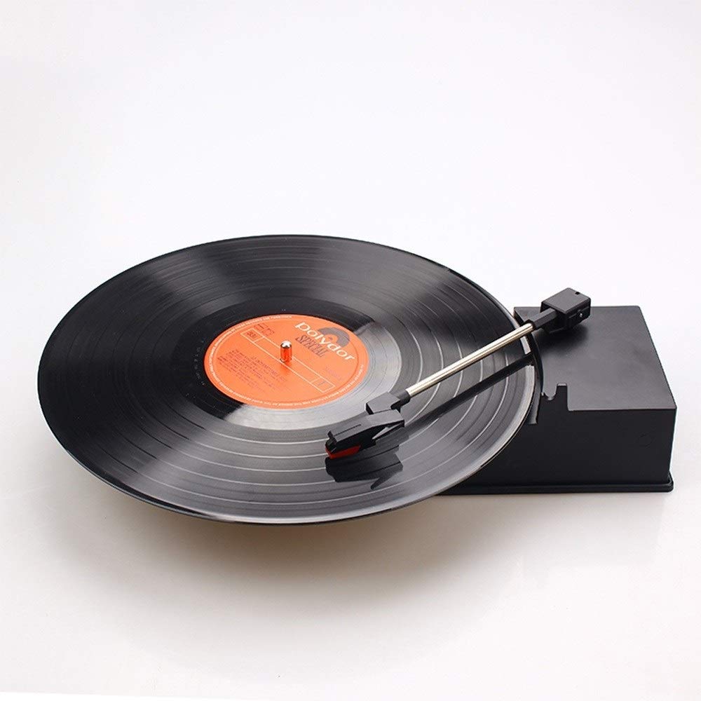 WSMLA Record Player,Vintage Turntable 2-Speed Bluetooth Player LP Record Player Audio Players Phonog