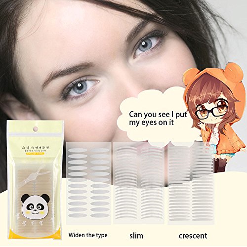 Botrong 72Pairs Invisible Beauty Double Eyelid Tape Stickers Instant Eyelid Lift Without Surgery, Perfect for Hooded, Droopy, Uneven, Mono-Eyelids (Slim Type) - Thumbnail 3