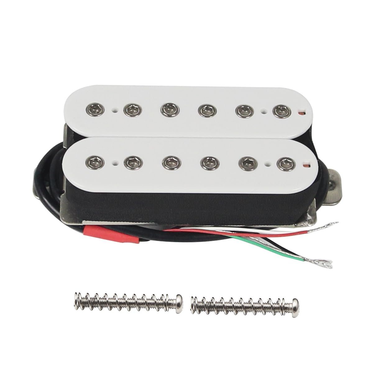 FLEOR Guitar Humbucker Pickups Double Coil Neck Pickup for Electric Guitar Pickup-White — image 1