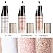 Clearance Sale!UMFunLiquid Glow Highlighter Lip Foundation Makeup Shimmer Cream Facial Bronzer Conto (B)