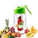 Weshine Flavor It 16 Ounce Kids Infuser Water Bottle(Green)