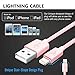 CellBee 3 Pack Apple Certified Charger- Super Fast Charging - Thick Cord - 3 ft -1 meter (Pink)
