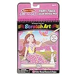 Melissa & Doug On the Go Scratch Art Color-Reveal Activity Pad - Fairy Tales (Great Gift for Girls and Boys - Best for 5, 6, 7, 8, 9 Year Olds and Up)
