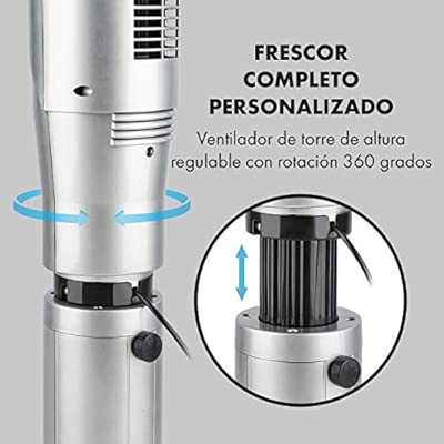 oneConcept Northpeak Silver Edition - Ventilador de columna ...