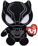 TY Beanie Baby Plush - Black Panther (Marvel) - Blue Funchop with Purchase