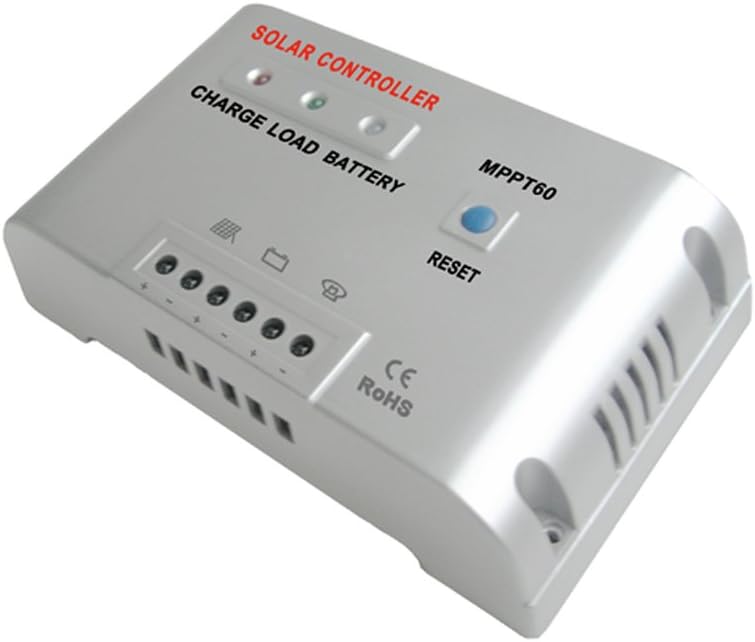 Eaco Tech 50A MPPT Solar Charge Controller 48V Input Solar Charge Controller MPPT for Solar Battery Charging