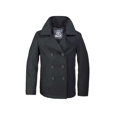 Brandit Jacke PEA Coat schwarz