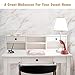 Homein Waterproof Marble Paper White 17x78.7in