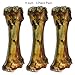 Jack&Pup 8-11” Shin Bones, Roasted Meaty Beef Bone for Dogs – Long Lasting Natural Dog Bones, Big Dog Bone for Large Dogs (3 Pack)