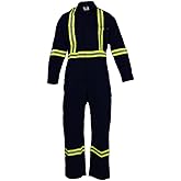 Flame Resistant FR High Visibility Hi Vis Coverall
