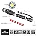 Zglon 1200 Lumens Super Bright LED Tactical High Powered Handheld Torch Flashlights with 2 Rechargeable 18650 Batteries for Cycling Hiking Camping Emergency