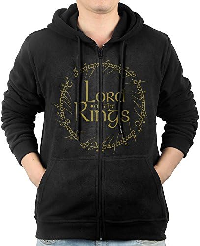 Lord Of The Rings Mens Zip Up Pocket Fashion Pullover