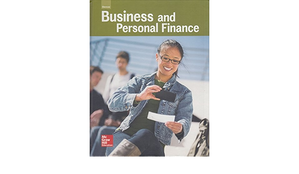 Glencoe Business And Personal Finance Student Edition Personal Finance Recordkeep Mcgraw Hill 9780021400201 Books