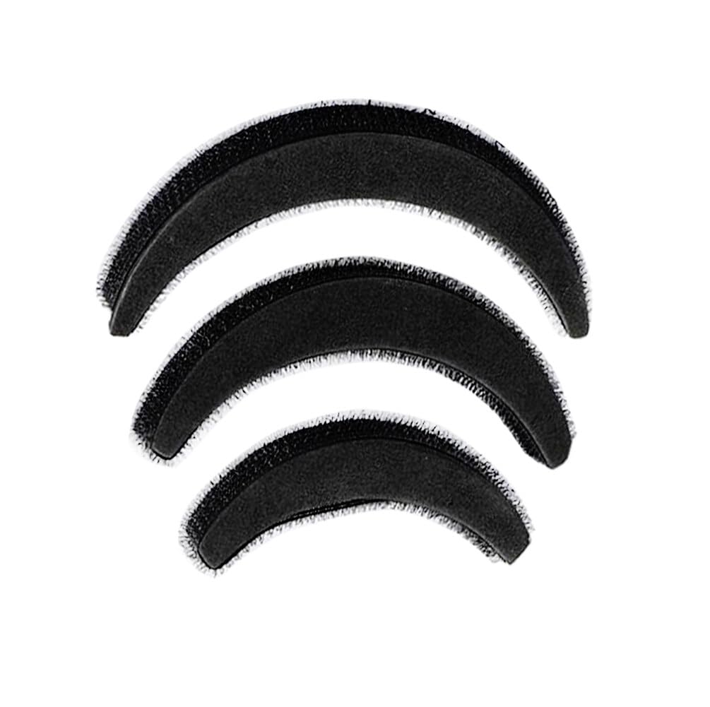 3Pcs Black Sponge Bump It Up Volume Inserts Hair Base Comb Do Beehive Hair Styling Tools Hair Bun Maker Hair Accessories for Women DIY Hairstyles