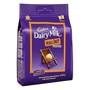 Cadbury Dairy Milk Wholenut Minis, 200 g