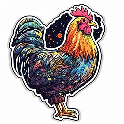 Yoonek Graphics Chicken Vinyl Decal Sticker for