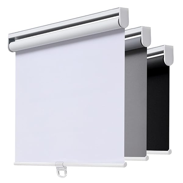 AOSKY CORDLESS ROLLER SHADES BLACKOUT BLINDS FOR WINDOWS...