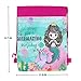 POKONBOY 24 Pack Mermaid Party Favor Gift Bags for Mermaid Party Supplies and Party Decorations, Mermaid Drawstring Backpacks, Mermaid Party Goodies Bags for Kids Mermaid Birthday Party & 10 Sheets of Tattoos