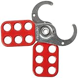 Master Lock Lockout Hasp, Vinyl Coated Steel Hasp, 1 In. Jaw Clearance, 420