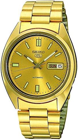 Amazon.com: Seiko Men's SNXL72 Seiko 5 Automatic Gold-Tone