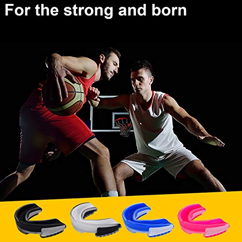 AiBOB Sport Mouth Guard Kids Youth/Adults 2pcs (White, Adults (11 yrs & Above))