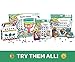 Crayola Glitter Dots DIY Keychains Craft Kit, Stocking Stuffers, Age 5+