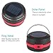 YOUYOUTE Solar Camping Lantern,Flashlights USB PowerBank Rechargeable Battery(Solar Powered/USB Charged) Portable 3 Modes Collapsible Emergency LED Lights for Camping Hiking Fishing Tent