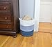 Cotton Rope Basket for Storage and Organization in Baby Nursery or Kids Room | Extra Large 18” x 16” Decorative Laundry Hamper, Organizer for Blankets, Towels, Toys, Books | Blue/Grey/Off-White