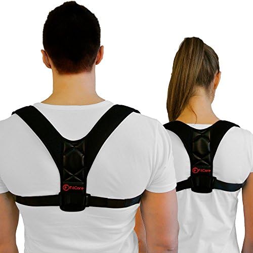 Posture Corrector for Men & Women - Posture Brace and Back Support - Adjustable Clavicle Brace for Upper Back Pain Relief - FDA Approved (Small/Medium)