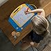 Magnetic Drawing Board for Kids and Toddlers with Stamps and Pen, Erasable Colorful Doodle Board, Preschool Learning and Educational Toy, Portable Magna Doodle Pro for Travel