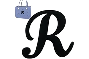 TOYORK Bag Charms for Bogg Bag Accessories Decorative Bogg Bag Charms Insert Alphabet Lettering for Beach Tote Rubber Beach Bag