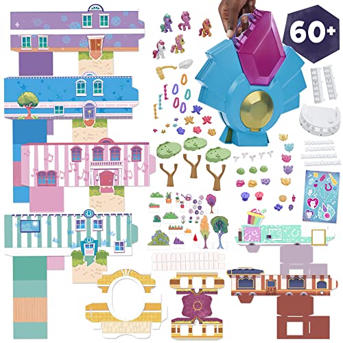 My Little Pony Mini Magic World Port-Pony Bay Creative Set With Sunny Starscout Toy