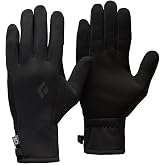BLACK DIAMOND Midweight Screentap Gloves Touchscreen Fleece Liners for Running, Commuting, Hiking