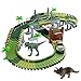 Race Track with Dinosaur Bridge 142pcs Toy Car Track Playset for Boys & Girls 4 Years Old