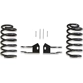 MaxTrac Suspension 2015-2020 Compatible With Chevrolet Tahoe Suburban Compatible With GMC Yukon Compatible With Cadillac Escalade 3" Drop Height Rear Lowering Box Kit 201630
