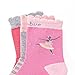 SUNBVE Little Girls 5 Pack Ballet Princess Fashion Cotton Crew Socks