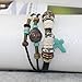 New Green Cross Beads Wrap Bracelet Fashion Charm Women Bracelets