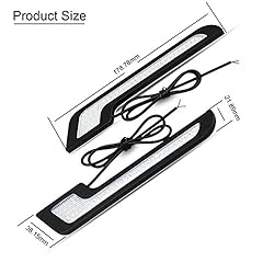 LEADTOPS 2pcs/set U Shape Car LED Daytime Running