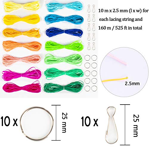 1 Whaline+Bracelet+Scoubidou+Plastic+Keychain