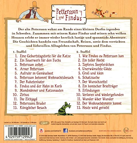 Pettersson und Findus - Staffelbox 1 + 2 (mp3-CD) - Das Original-Hörspiel zur TV-Serie: Das Original Hörspiel zur TV… – Bild 2