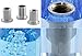 HK5 Universal JDM Crystal/Octagonal Style 150mm Transparent Blue Bubble Shift knob