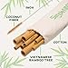 Bamboo Straws drinking Reusable, Natural, Organic & Plastic Free & Biodegradable, 10 Straws 5.5