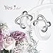 YFN Ear Cuff Earring for Women Sterling Silver Non Pierced Ear Cartilage Clip Earrings for Women