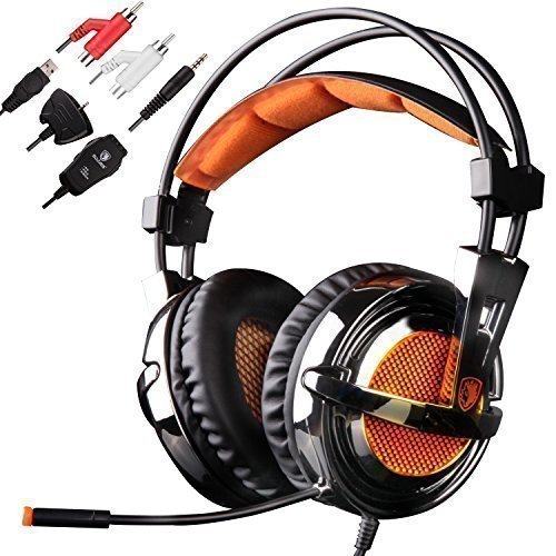 SADES-928-Professional-Gaming-Headphones-Headset-Over-Ear-Headband-with-High-Sensitivity-Microphone-Volume-Control-for-Mac-PC-PS4-Xbox-360-New-Xbox-one-ComputerSmartphone