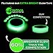 novasolutions Glow in The Dark Tape - Bright Long Lasting Premium Quality Glow Tape - 10 Bonus Glow in The Dark Dots for Hazard and General Marking - 30 ft Long 1 inch Wide