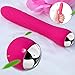 Travel Vibrator, Valentine Gift Mini Lipstick Shape 5 Speed Vibration G-spot Massager Sex Toy for Women Rechargeable SVAKOM Rebecca