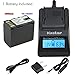 Kastar Fast Charger and Battery (1-Pack) for JVC BN-VF823 BN-VF823U and GY-HM100 GY-HM100U GY-HM150 GY-HM170U GZ-HMZ1 GZ-MG130 GZ-MG131 GZ-MG132 GZ-MG133 GZ-MG134 GZ-MG135 GZ-MG148 GZ-MG150 GZ-MG155