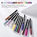 Matte Liquid Eyeliner 12 Colors Waterproof High Pigmented Colorful Brighten Pigments Smudgeproof Long Lasting Liquid Eye Liner Pen Set Matte Eye Shadow for women girl(12 PCS)