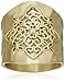 Amazon Essentials Gold-Tone Filigree Hammered Ring, Size 9, (previously Amazon Collection)