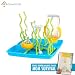 Folding Baby Bottle Drying Rack, Travel Size Baby Bottle Dryer Stand To Hold 12 Short Tall Bottles and Accessories, Bottom Tray Converts to Portable Carrying Case, with Mom Survival Guide Ebook